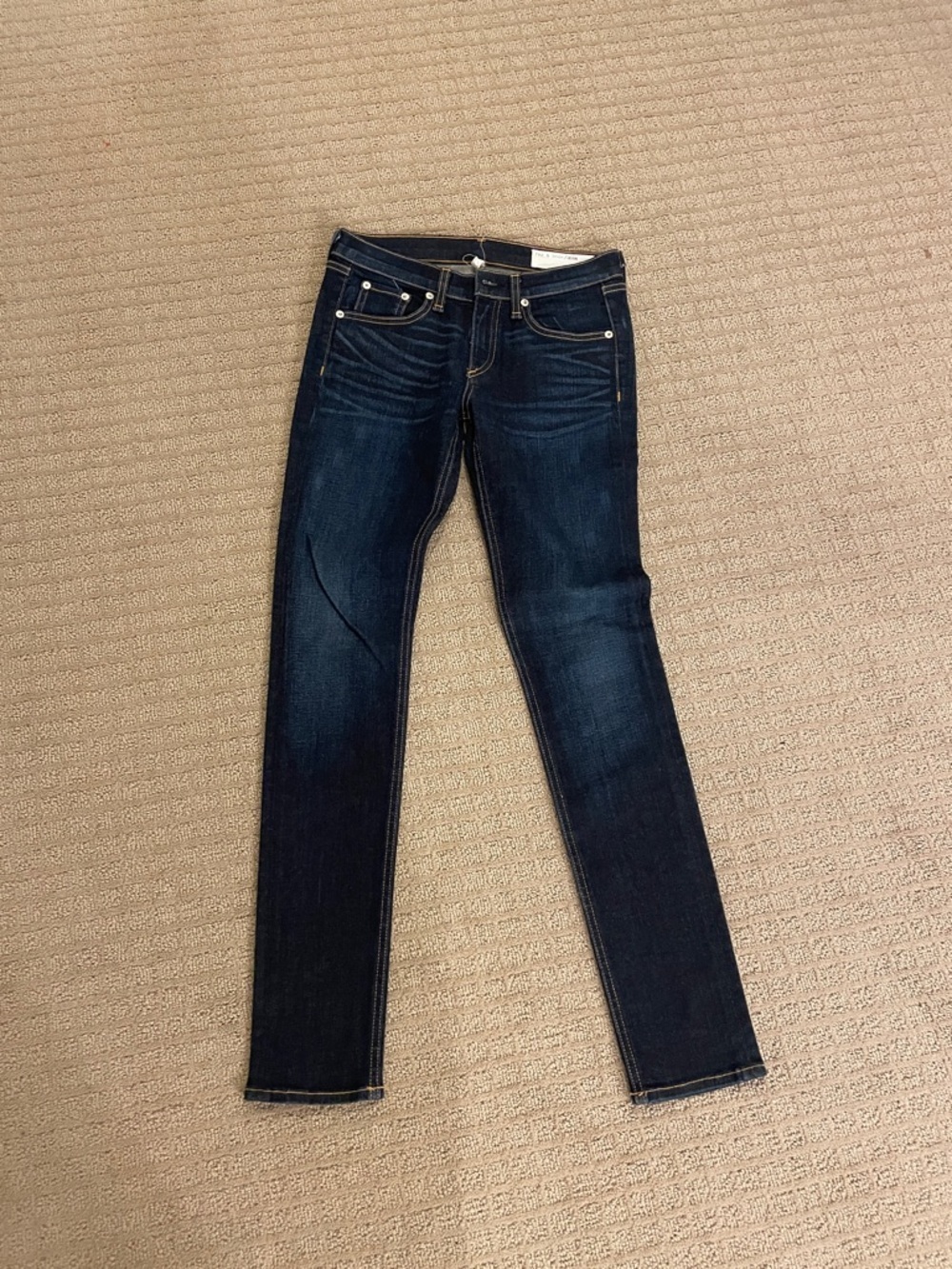rag & bone Dark Indigo Skinny Jeans